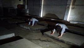 Ontsproten aan beton